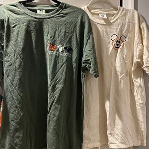 Two Disney Halloween tees